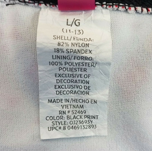 Ocean Pacific Black Native Print Bikini Bottoms Womens Size Large - Picture 8 of 8